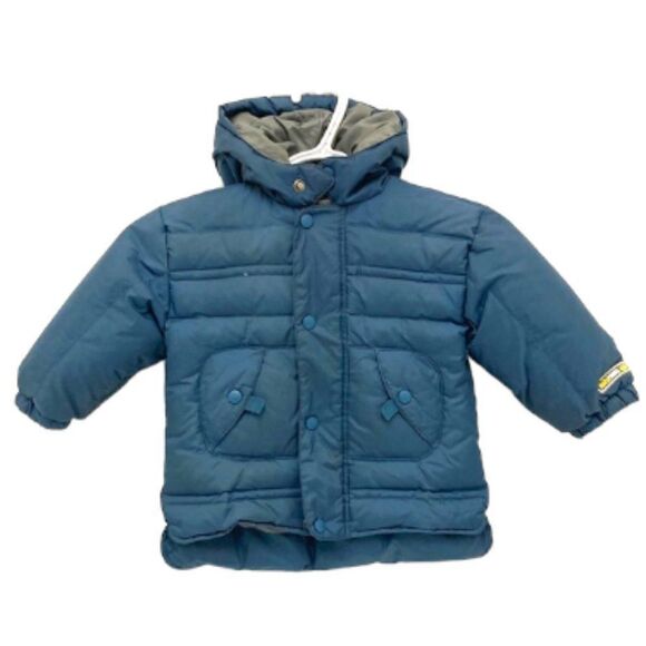 Baby Roots‎ Blue Winter Puffer Coat XL 18-24 Months - Picture 1 of 8
